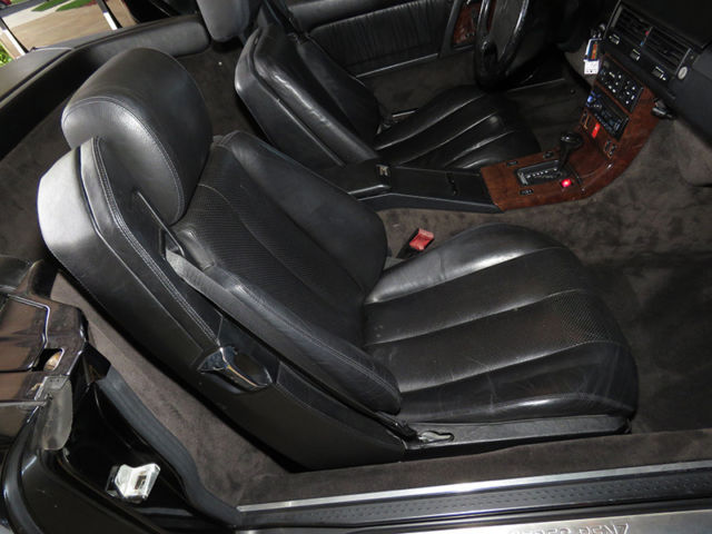 1994 Black Mercedes-Benz SL-Class Convertible