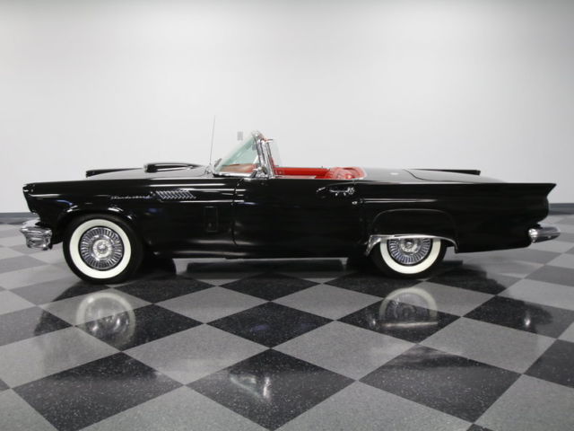 1957 Black Ford Thunderbird Convertible