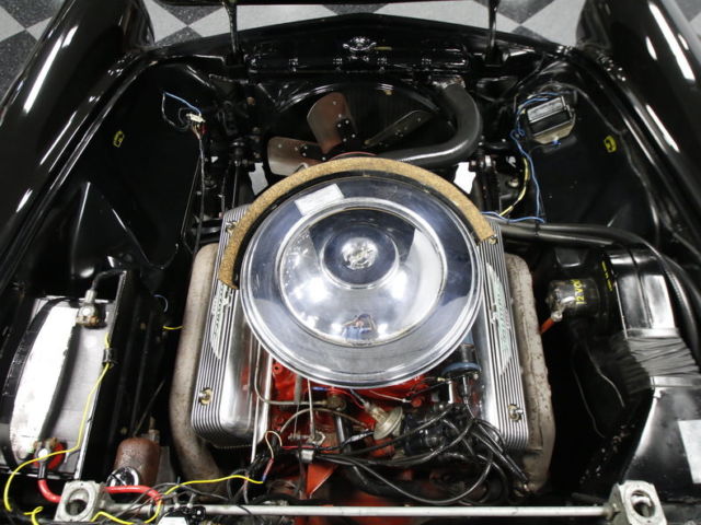 1957 Black Ford Thunderbird Convertible