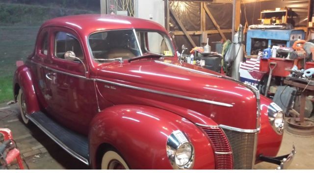 1940 Red Ford Other Coupe
