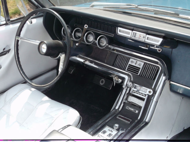 1966 Blue Ford Thunderbird Convertible