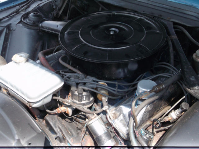 1966 Blue Ford Thunderbird Convertible