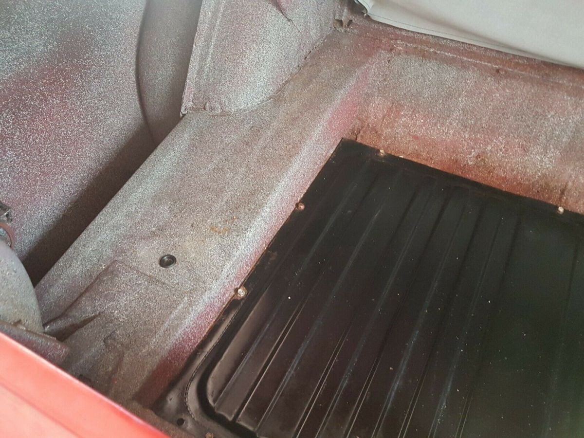 1968 Red Ford Mustang Convertible