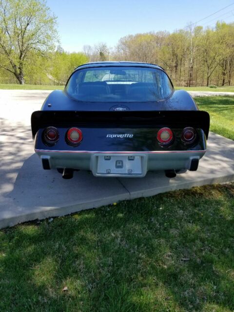 1978 Black Chevrolet Corvette Ttops