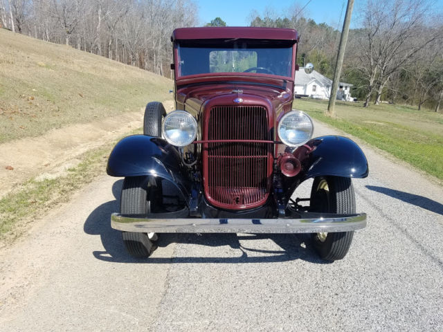 1933 Burgundy Ford Other Pickups Standard Cab Pickup