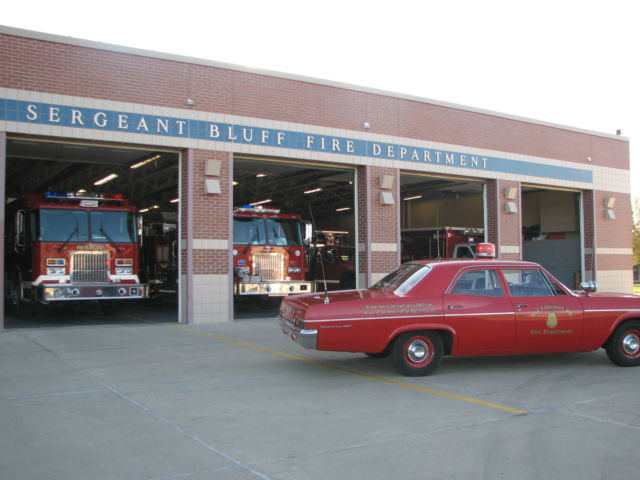 1966 Fire Engine Red Chevrolet Bel Air/150/210 4 door