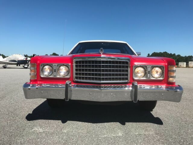 1977 Red / White Top Ford Sedan Sedan