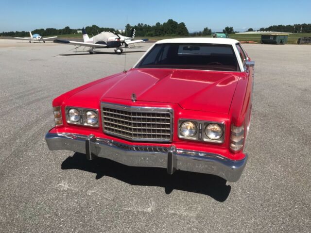 1977 Red / White Top Ford Sedan Sedan