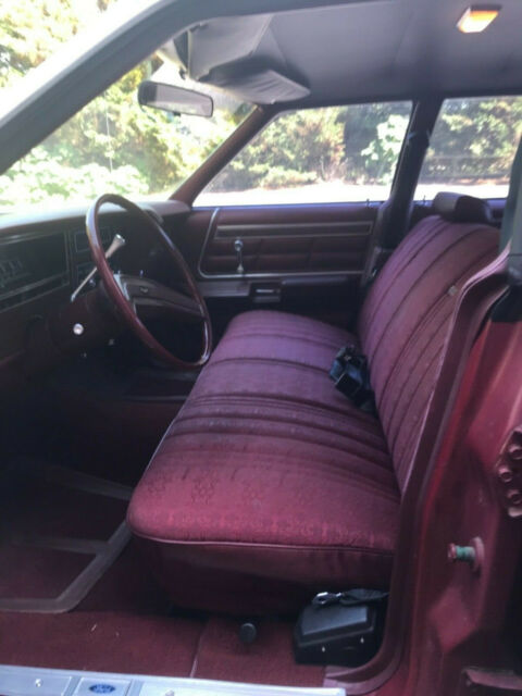 1977 Red / White Top Ford Sedan Sedan