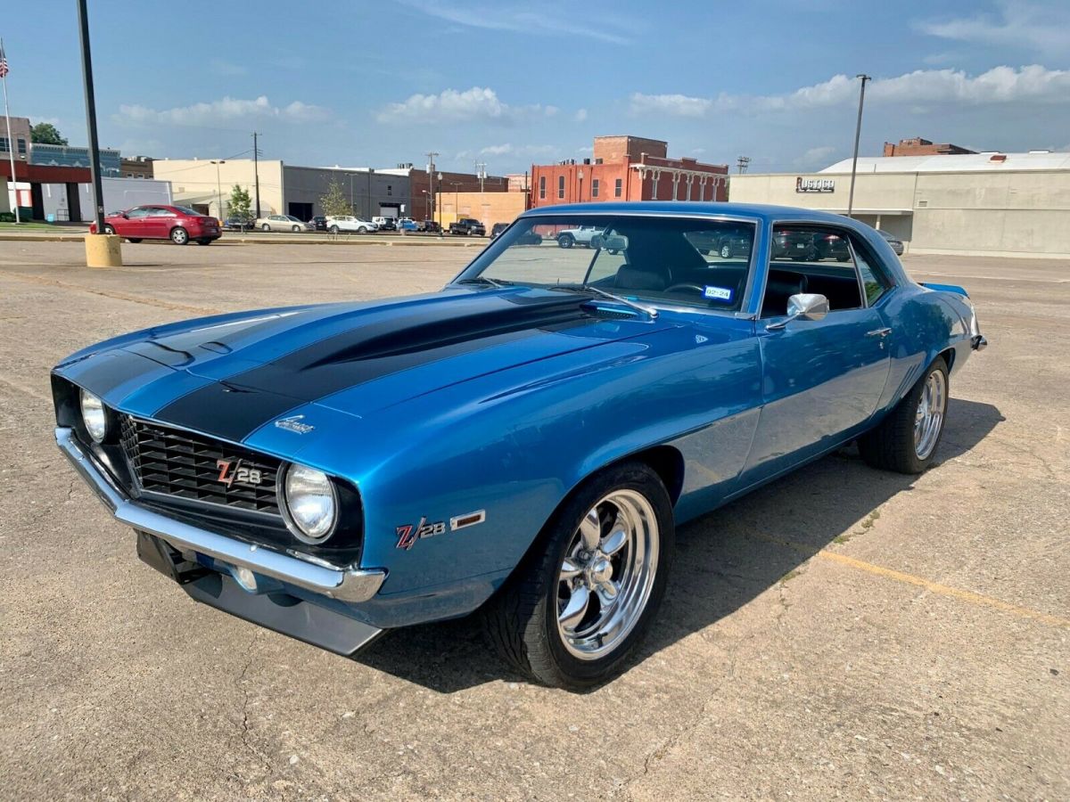 1969 Blue Chevrolet Camaro Coupe