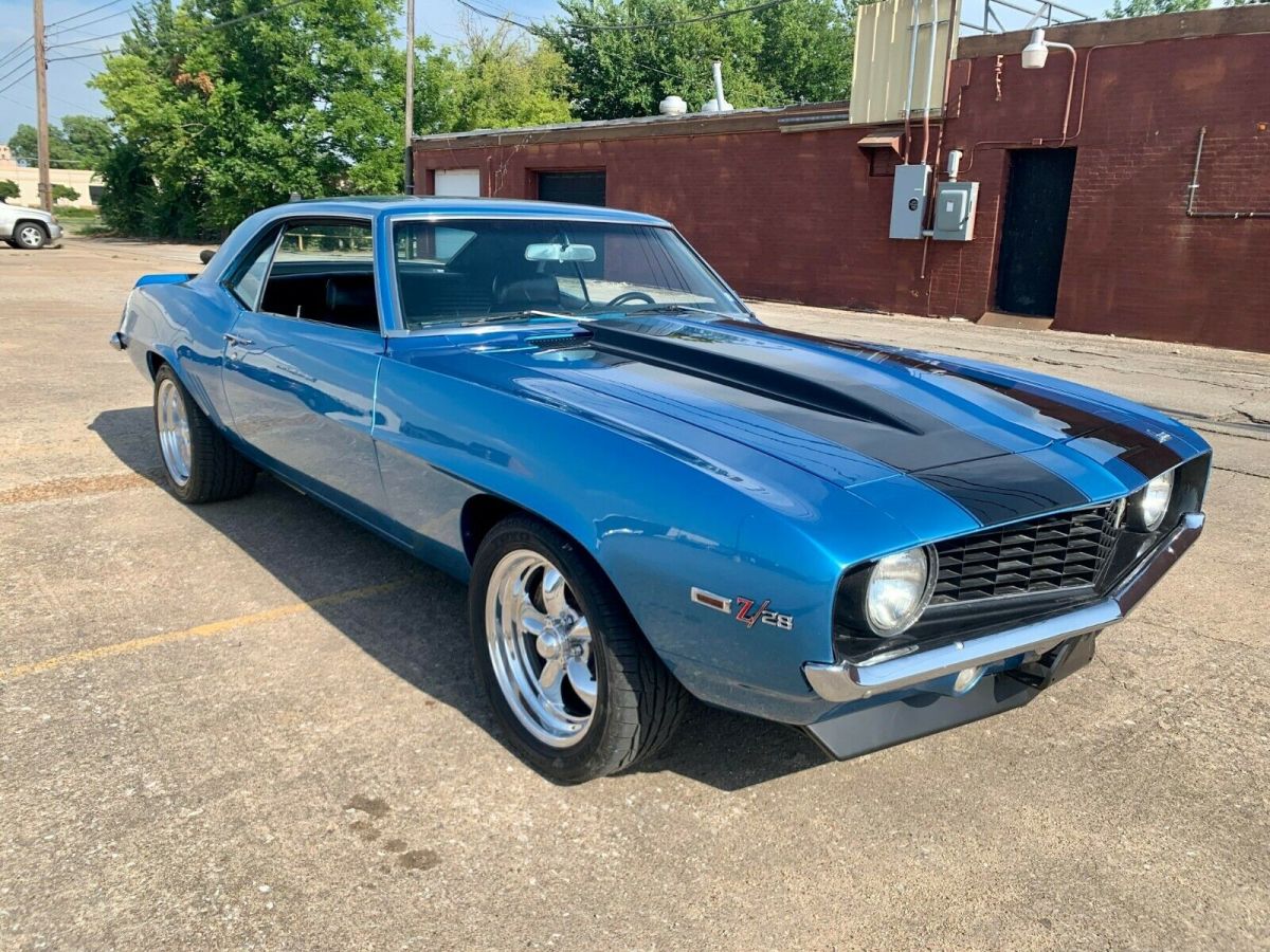 1969 Blue Chevrolet Camaro Coupe