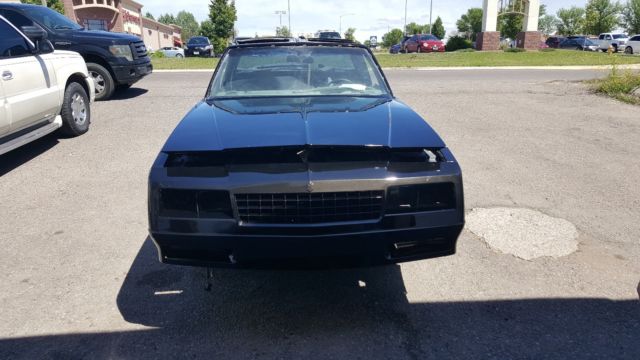 1987 Black Chevrolet Monte Carlo Coupe