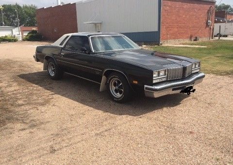 1977 Black Oldsmobile Cutlass Coupe