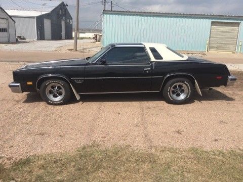 1977 Black Oldsmobile Cutlass Coupe