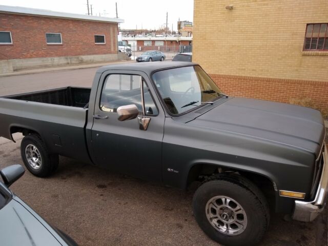 1982 Black Chevrolet C/K Pickup 1500 Standard Cab Pickup