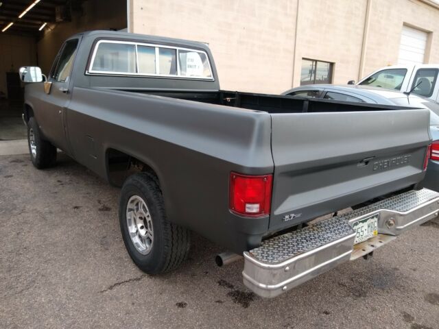 1982 Black Chevrolet C/K Pickup 1500 Standard Cab Pickup