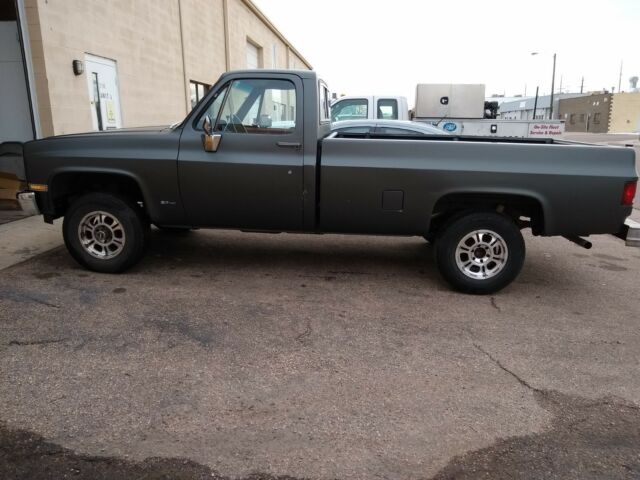 1982 Black Chevrolet C/K Pickup 1500 Standard Cab Pickup