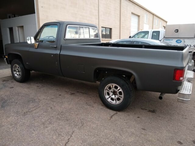 1982 Black Chevrolet C/K Pickup 1500 Standard Cab Pickup