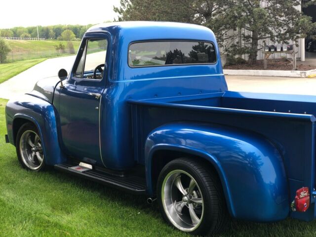 1955 Blue Ford F-100 Standard Cab Pickup