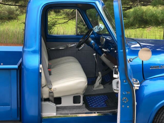 1955 Blue Ford F-100 Standard Cab Pickup