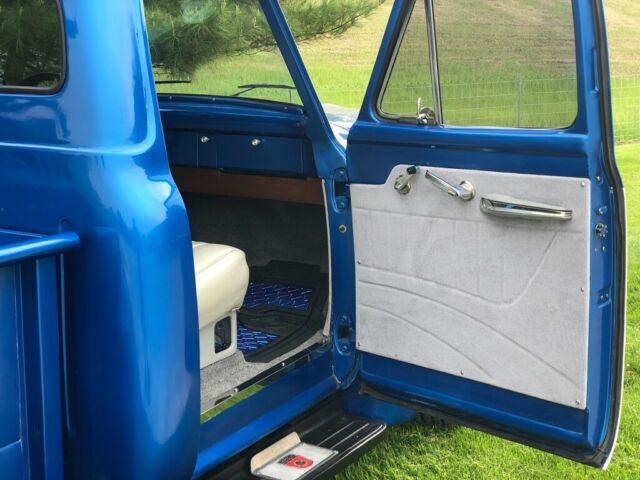 1955 Blue Ford F-100 Standard Cab Pickup