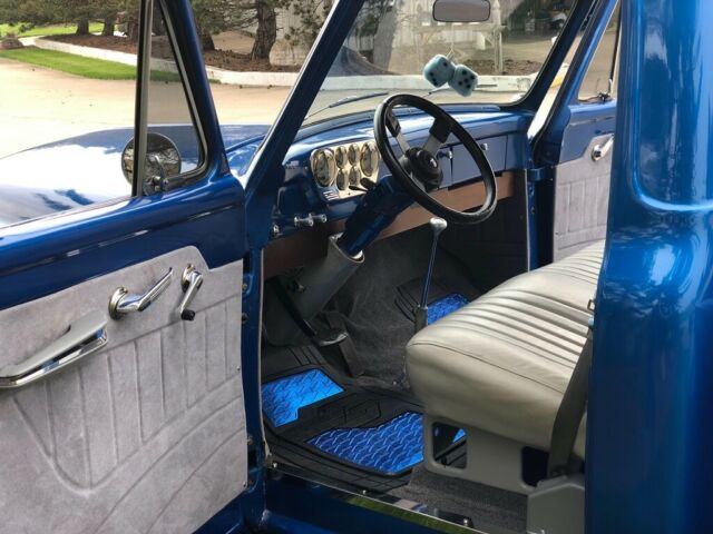 1955 Blue Ford F-100 Standard Cab Pickup