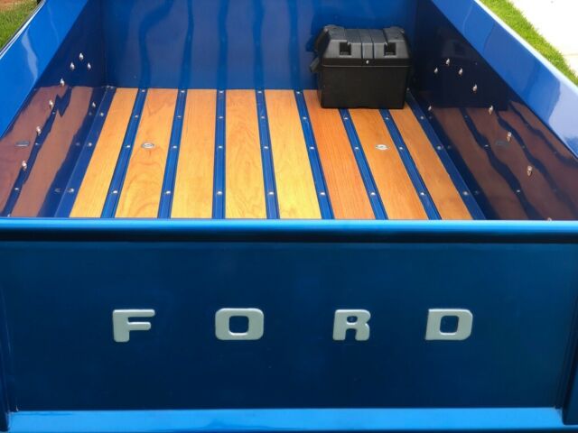 1955 Blue Ford F-100 Standard Cab Pickup