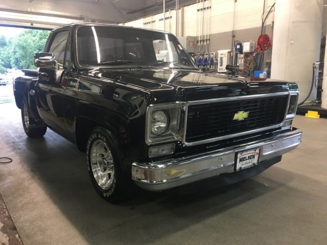 1978 BLACK Chevrolet C-10