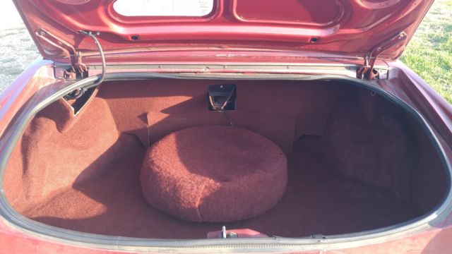 1984 Burgundy Cadillac Eldorado Coupe