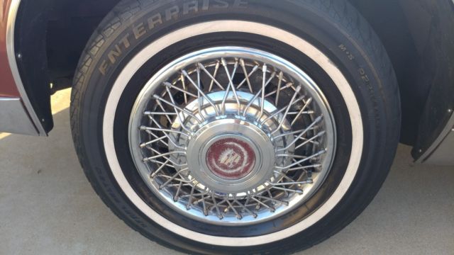 1984 Burgundy Cadillac Eldorado Coupe