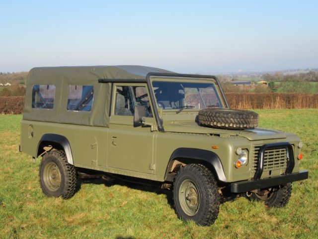1980 Green Land Rover Defender Convertible