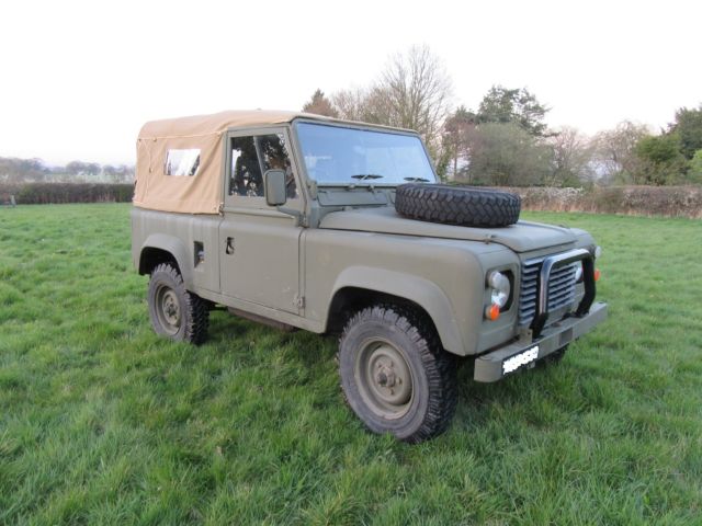 1980 Green Land Rover Defender Convertible