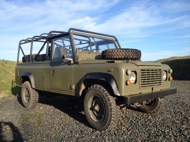 1980 Green Land Rover Defender Convertible