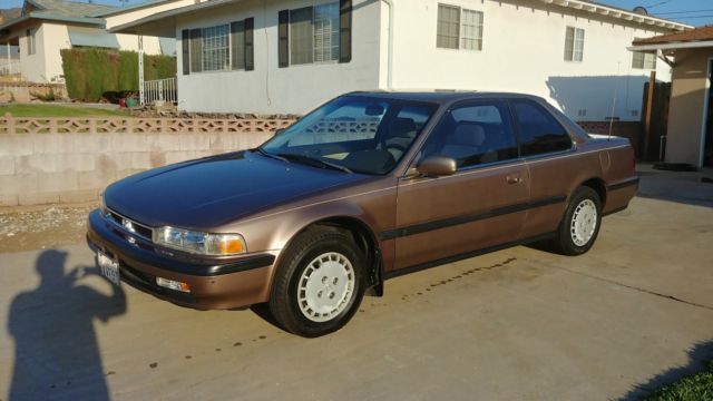1991 Brown Honda Accord Coupe