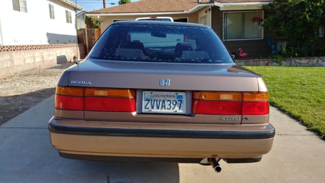1991 Brown Honda Accord Coupe