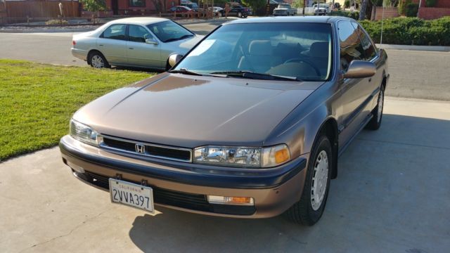 1991 Brown Honda Accord Coupe