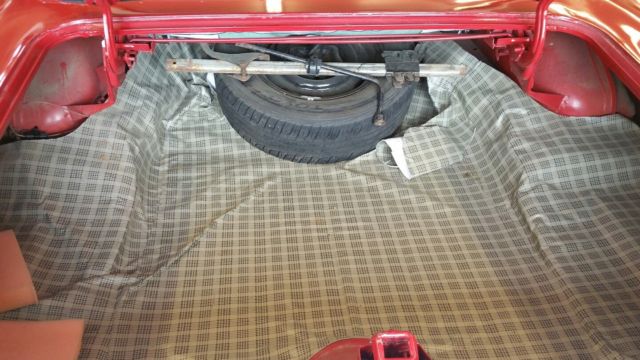 1961 Red Ford Galaxie Convertible