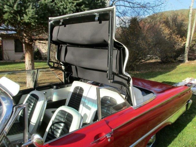 1961 Red Ford Galaxie Convertible