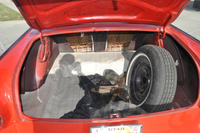 1955 Red Ford Crown Victoria Coupe