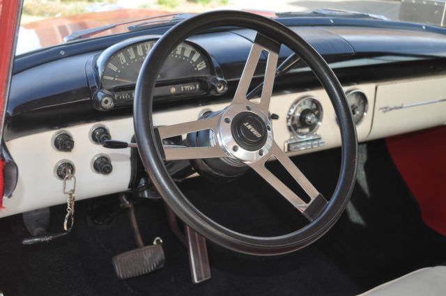 1955 Red Ford Crown Victoria Coupe