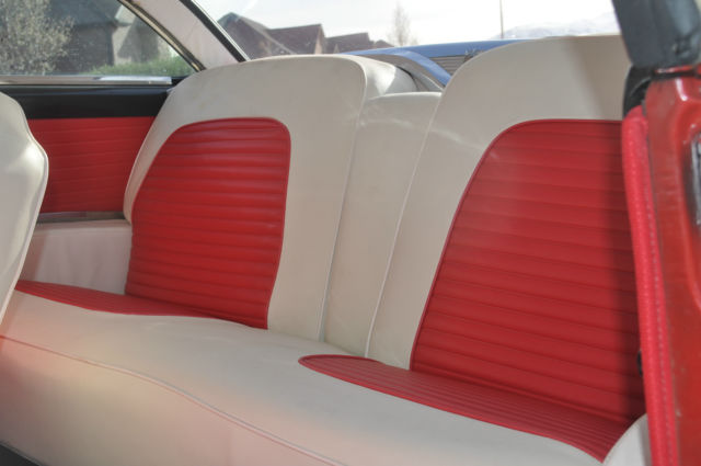 1955 Red Ford Crown Victoria Coupe