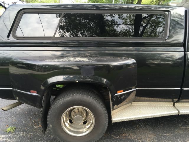 1988 Black Chevrolet C/K Pickup 3500 Extended Cab Pickup