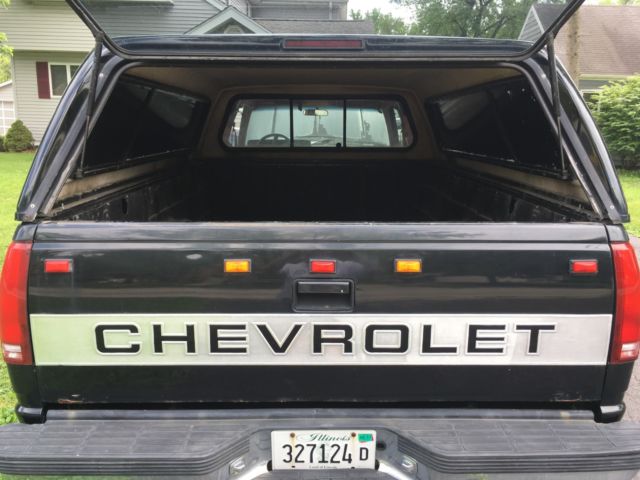 1988 Black Chevrolet C/K Pickup 3500 Extended Cab Pickup