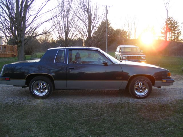 1987 Blue Oldsmobile 442 Coupe