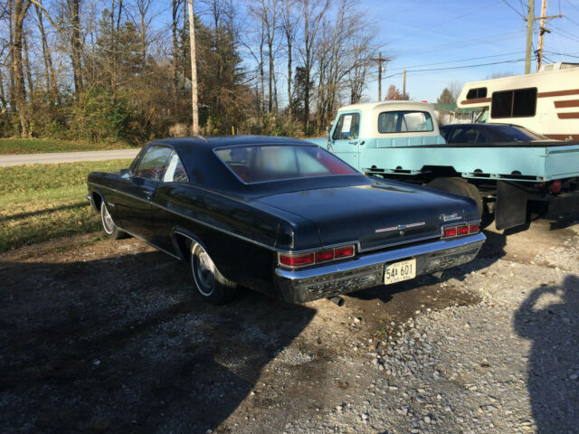 1966 Black Chevrolet Impala Hardtop