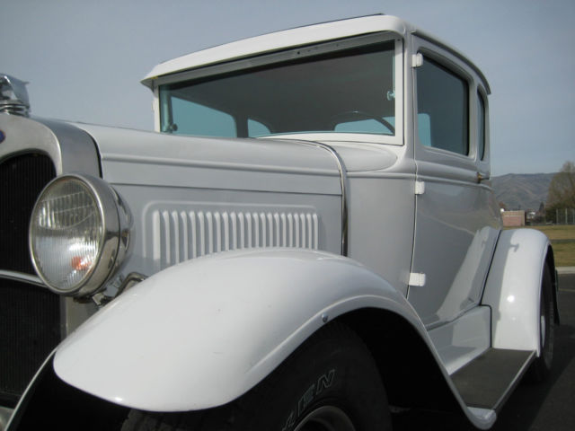 1931 White Ford Model A Coupe