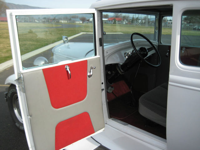 1931 White Ford Model A Coupe