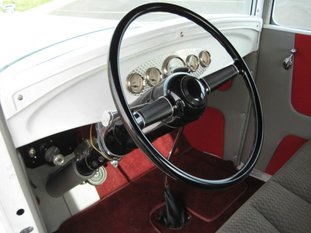 1931 White Ford Model A Coupe