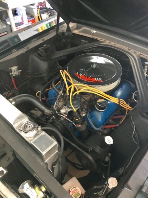 1966 Metallic green Ford Mustang Sedan