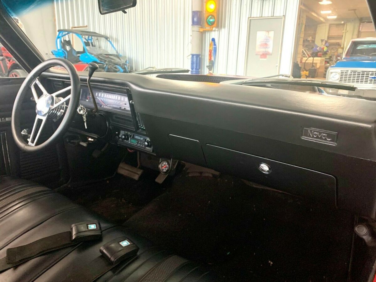 1971 Red Chevrolet Nova Coupe